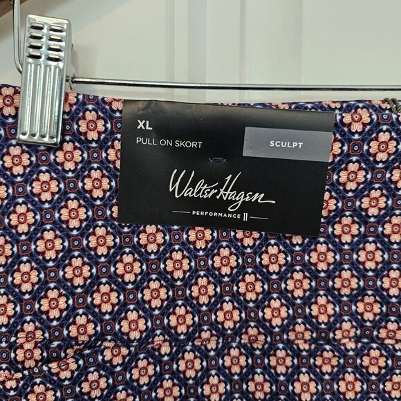 Walter Hagen Golf Skort Wormens Size XL Pull On Sculpt Athleisure Purple Floral - Picture 6 of 11